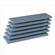 Tennsco 6Q23612MGY Shelving, 750 lb. Capacity, 36 in.x12 in., Medium Gray