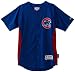 MLB Chicago Cubs Short Sleeve Authentic Button Front Cool Base Batting Practice Jersey Boys'