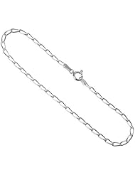 Sterling Silver Italian Long Curb Chain Necklaces & Bracelets 2.5mm Nickel Free, Sizes 7 - 30 inch