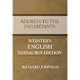 Address to the Inhabitants - Webster's English Thesaurus Edition