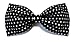 Black Polka Dot Retro 40s & 50s Rockabilly Hair Bow- Barrette, Alligator Clip, or Headband
