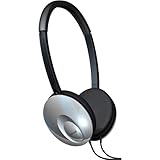 Silver Ultra Thin Compact Headphones