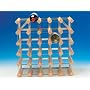 RTA Wine Rack 30 Bottle Wood and Metal Kit