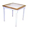 Tile Square Table (White/natural) (30" x 30" x 29 1/4")