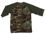 Short Sleeve City Camo 2-Tone Raglan T-Shirt