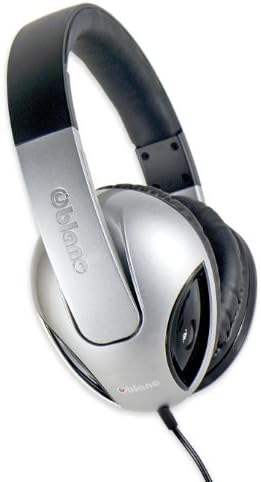 Syba NC-1 Cobra 2.1 Dual Driver Headphones with Built-In Amplifier and In-line Microphone - Retail Packaging - Silver