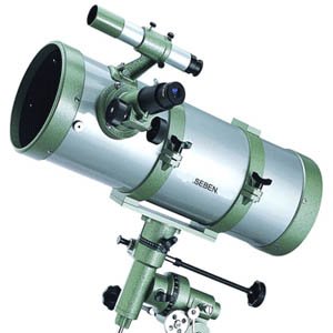 Seben Big Boss 1400-150 EQ3 Reflektor Teleskop Spiegelteleskop + Motor + Handsteuerung + Digital USB Okular