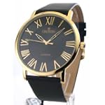 SAVE $215.05 - MENS CROTON LEATHER ULTRA THIN WATCH CN307079BSYL $59.95