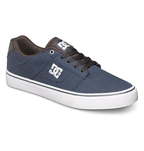 DC Men's Bridge TX Skate Shoe,Blue/Brown/Blue,9 M US