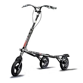 Trikke Tech T12 Series 3-Wheeled Carving Scooter (Charcoal)