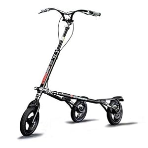 Trikke Tech T12 Series 3-Wheeled Carving Scooter (Charcoal) by 
