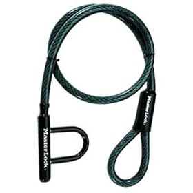 Master Lock 8156DPS High Security Cable with U-Lock