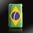 Brazilian Flag, Brazil "Patriot Series" polycarbonate UV case-cover for Apple iPhone 3G & 3GS