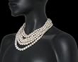 HinsonGayle 7-Strand White Baroque Cultured Pearl Necklace (Sterling Silver)