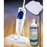 LATEST MODEL DELUXE ELITE LIGHT N EASY STEAM FLOOR CLEANER MOP (COMES WITH 2 X STEAM MOP PADS INCLUDED)