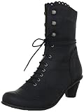 DKode VILMA FW1219367/004, Damen Fashion Halbstiefel & Stiefeletten, Schwarz (LAND BLACK), EU 39