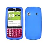 Blue Soft Silicon Skin Case Cover for Samsung M580 Replenish