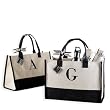 セレブ御用達 数量限定入荷!Mud Pie/マッドパイ INITIAL CANVAS TOTE/イニシャル キャンバストートバッグ