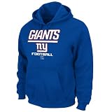 NFL Men's New York Giants Critical Victory V Long Sleeve Hooded Fleece Pullover
