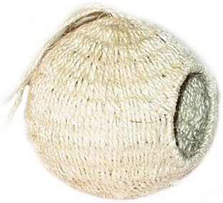 Cute Ger Shape Straw Woven Nest Garden Decoration for Birds (M)