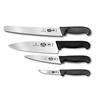 Victorinox 4-Piece Knife Set with Fibrox Handles