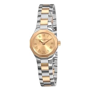Baume & Mercier Women’s 8763 Riviera XS Two-Tone Gold Dial Watch