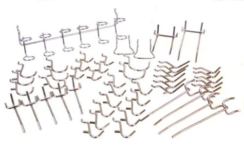 50-Piece Peg Board Set - Organize Garage and Workshop!