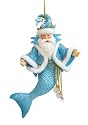 December Diamonds King Neptune Merman Ornament Dangling Jewels!!!