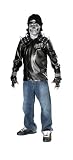 Dead City Choppers Child's Metal Skull Biker Rider Costume, Medium