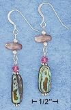 Sterling Silver Paua Shell Earrings by SilverChicks