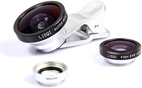 Universal Professional HD Camera Lens Kit for iPhone 6s / 6s Plus / 6 / 5s, Mobile Phone (0.4x Super Wide Angle Lens+180 degree angle Fish Eye Lens+10x Super Macro Lens) (White)