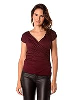 Le dressing de zoe Camiseta Manga Corta Yael (Burdeos)