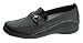 Women's Aetrex Essence Black Alligator Slip On, (New Release)