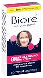 Biore Deep Cleansing Pore Strips, 8 Nose Strips.  (Pack of 2)