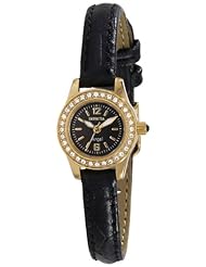 Invicta Womens 14688 Angel Analog Display Japanese Quartz Black Watch