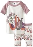 Tea Collection Baby-Girls Infant Bedtime Birds Pajama Set