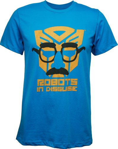  Transformers Robots in Disguise Glasses Men's T-Shirt