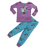 Minnie Mouse by Disney - Toddler Girls Long Sleeve Pajamas, Purple, Turquoise