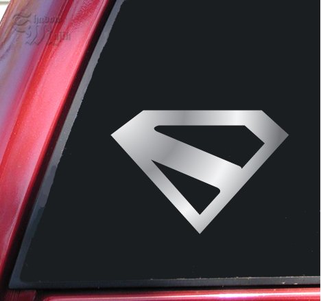  Superman Kingdom Come Vinyl Decal Sticker - Shiny Chrome