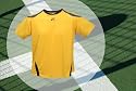 Neues YONEX Tennispolo Poloshirt Polo Farbe gelb mit Funktion