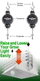 Adjustable Grow Light System Hanging Kit 2 Pairs