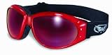 ELIMINATOR GOGGLES G-TECH TITANIUM OXIDE RED COATED LENSES ORANGE FRAME MOTORCYCLE EYEWEAR