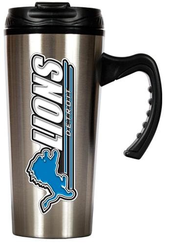 NFL Detroit Lions 16-Ounce Stainless Steel Travel Mug