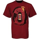Nike USC Trojans Cardinal Aerial View T-shirt