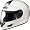 HJC CL-16 Solid Helmet - Large/White