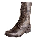 STEVEN by Steve Madden Women's Axee Low Shafted Laceup Boot