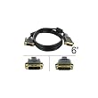 DVI-D Male Single Link to M1-D (P&D) Male Cable: 6 ft - by Abacus24-7