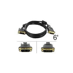 DVI-D Male Single Link to M1-D (P&D) Male Cable: 6 ft - by Abacus24-7