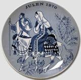 1970 Porsgrund Christmas Plate - Road to Betlehem