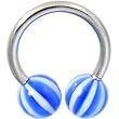 Horseshoe - Cabana Beach Ball Circular Barbell
